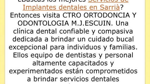 Consigue los mejores Servicios de Implantes dentales en Sarrià