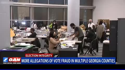 MORE VOTER FRAUD ALLEGATIONS in Several Georgia Counties - via OAN