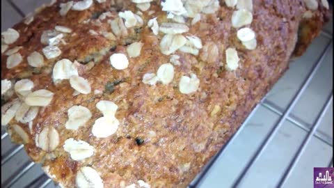 Coconut Oat Banana Bread _ Tastie Dine