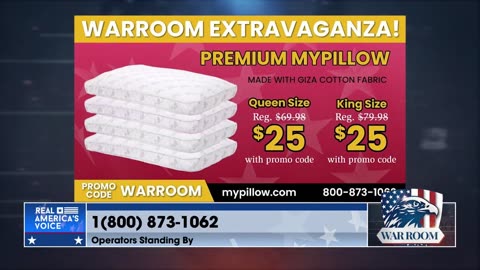 Go To mypillow.com/warroom To Check Out The WarRoom Extravaganza