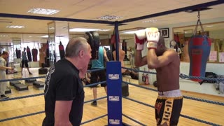 Alex Boxing Bodylines Gym 20th Nov 2012.