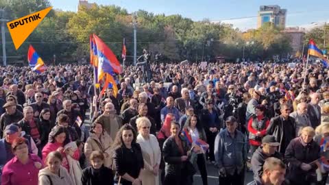 Armenian opposition is holding a rally in Yerevan