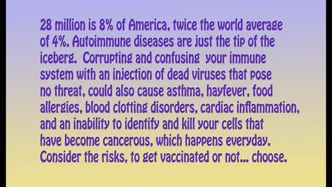 VACCINATIONS CAN CAUSE AUTOIMMUNE DISEASES