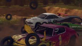 Wreckfest Crash clips