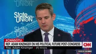 Adam Kinzinger says "it would be fun" to run against Trump