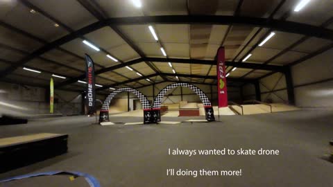 SDR Dronerace in Skatehall