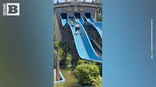 Super Dad's Water Slide Rescue