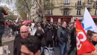 Meanwhile in Paris the protests continue