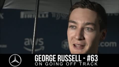George Russell post qualifying F1 interview in Brazil