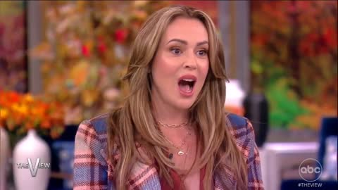 Alyssa Milano & The View Hosts Have A Sad Over How Elon Musk & Other Billionaires Spend Their Money