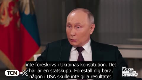 Tucker Carlson intervjuar Vladimir Putin (2024-02-06)