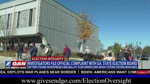 OANN Covers Georgia "anomaly" from Election Oversight Group