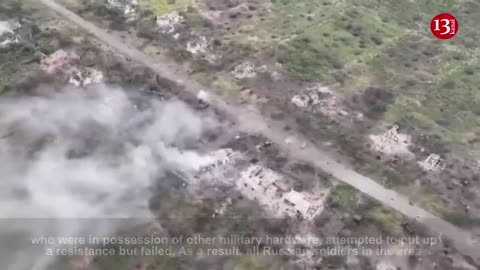 Russians advancing near Bakhmut are crushed along with their military hardware