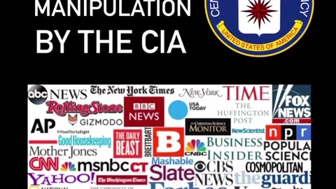 CIA IN MAIN STREAM MEDIA? I WONDER WHY?