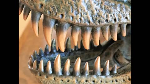 Tyrannosaurus Rex Fossil Skull Replica 1/10 Scale Resin Model
