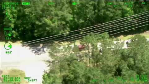 Helicopter video shows Berkeley deputies chasing mother and son after an armed robbery