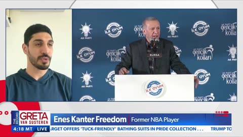 ENES KANTER FREEDOM- I HOPE THE WEST CAN SEE ERDOGAN'S CRIMES - THE RECORD
