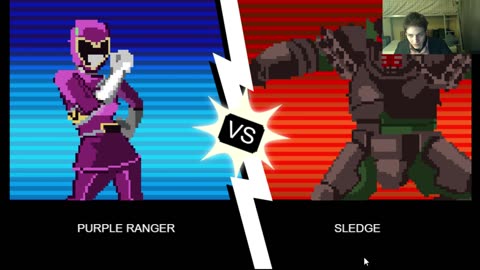 Sledge VS Purple Ranger In A Nick's Not So Ultimate Boss Battles Match With Live Commentary