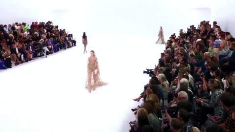 Glitter and pastels dominate Fendi's Paris show