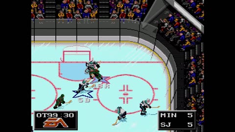 NHL '94 Franchise Mode 1988 Regular Season G3 - IAmDroot (MIN) at Len the Lengend (SJ)
