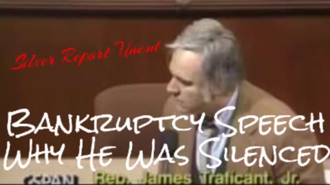 James Traficant Jr. Bankruptcy Speech! Must Hear! Emergency Banking Act Is Why He Was Silenced