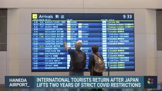 Tourists From Abroad Flock To Japan After Covid Restrictions Lifted