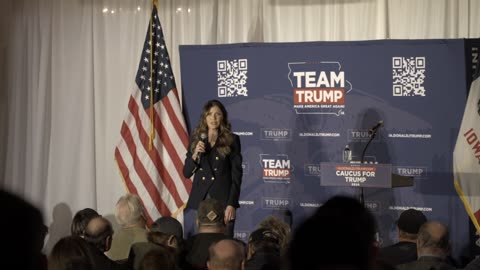 Noem Stumps For Trump In Iowa