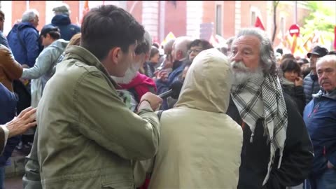 Vito Quiles en Ferraz. Así es la izquierda española