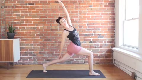 45 min MINIMAL CUES Full Body Yoga - Intermediate Vinyasa Yoga