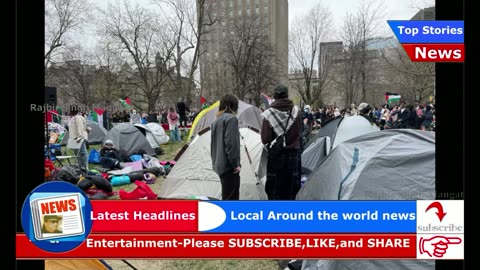 McGill protesters set up first anti-Israel encampment in Canada