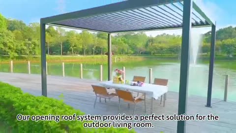 Kakadu Aluminum Louver Aluminum Pergola Gazebo Aluminium Roofs Manufacturer #factorydirect