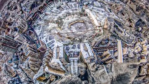 Most beautiful Space view Al Makkah | Al Makkah space view video