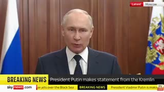 Putin releases a new statement from the Kremlin