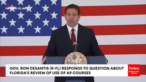 Ron DeSantis Asked Point Blank About Florida's Relationship With College Board And AP Classes