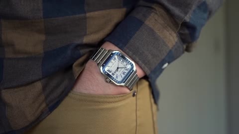 The New Cartier Santos, Blue PVD. I have feelings.