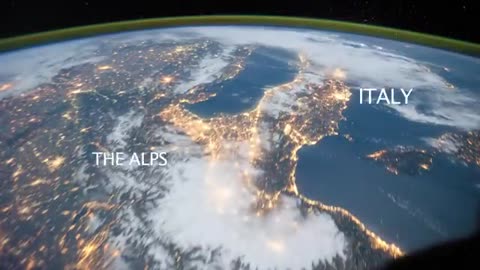 View from space - Earth countries and Costlines