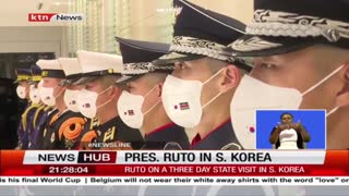 President Ruto arrives in Seoul, South Korea, for bilateral talks with president Yoon Suk Yeol