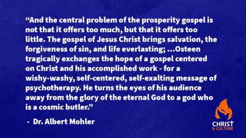 Joel Osteen and the Deceptive Prosperity Gospel