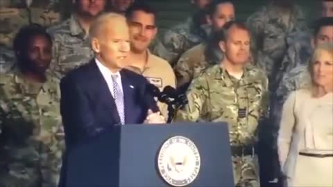 FLASHBACK: Joe Biden to our troops: "Clap you stupid bastards!"