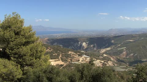 View toward Gulf of Corinth