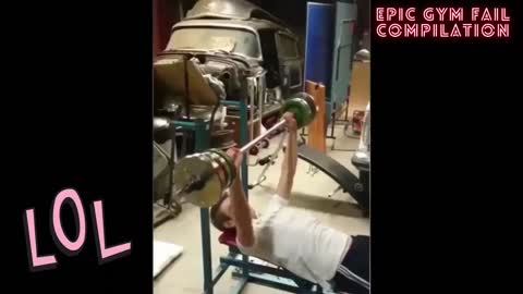 funny fails in the gym