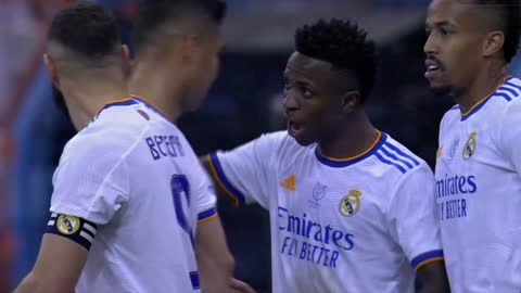 Viniciuc Junior goal! Barcelona 0-1 Real Madrid Supercoppa Espana