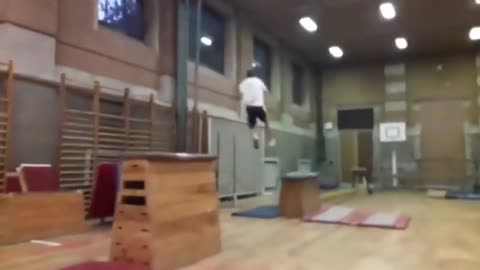 Parkour Training Fail