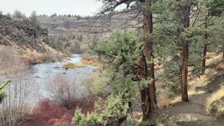 Central Oregon – Steelhead Falls – High Desert River Valley – 4K