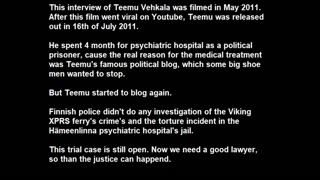 Teemu Vehkala - Political prisoner in Finland 2011