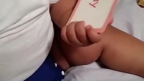 This baby can read