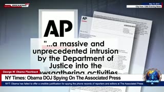 NY Times: Obama DOJ Spying On The Associated Press (But Trump is Hitler!)