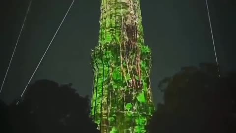 Qutub Minar New Delhi light up show