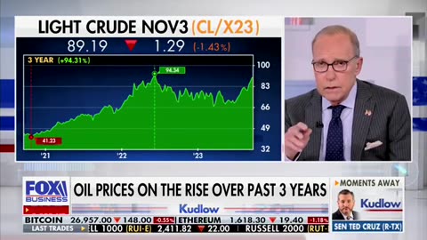 Larry Kudlow Rips Jay Powell Over 'One Of The Goofiest Answers' On Rising Oil Prices