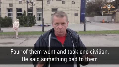 "Drop him, let the dogs chew him" - Azov militants told the residents
